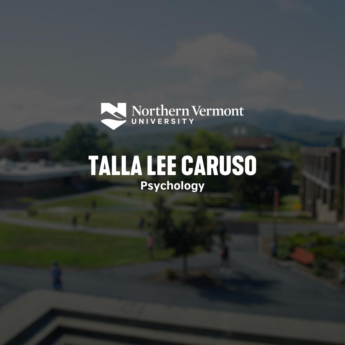 Talla Lee Caruso Class of 2023 Commencement NVU Johnson