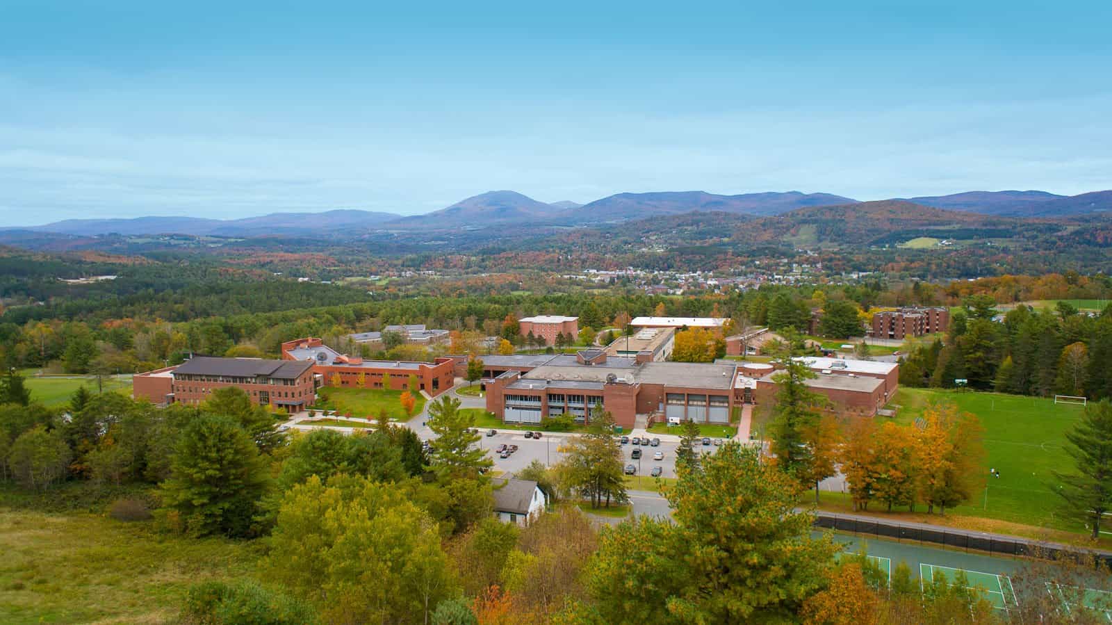 Aerial photo of the Lyndon Campus